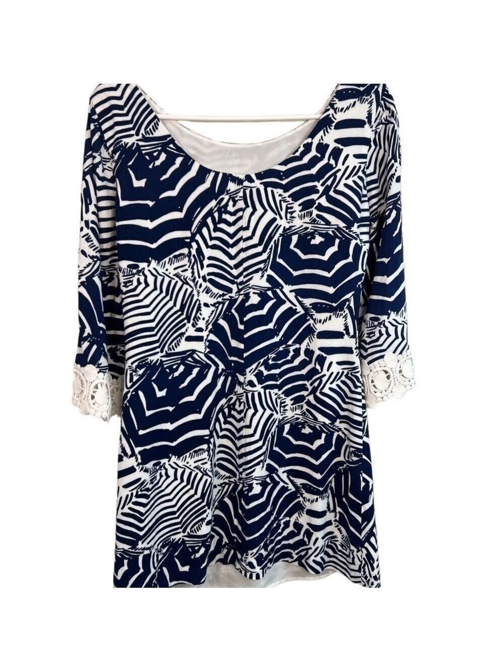 Lilly Pulitzer Harbour Oh Cabana Boy Tunic Mini Dress Size S (137)